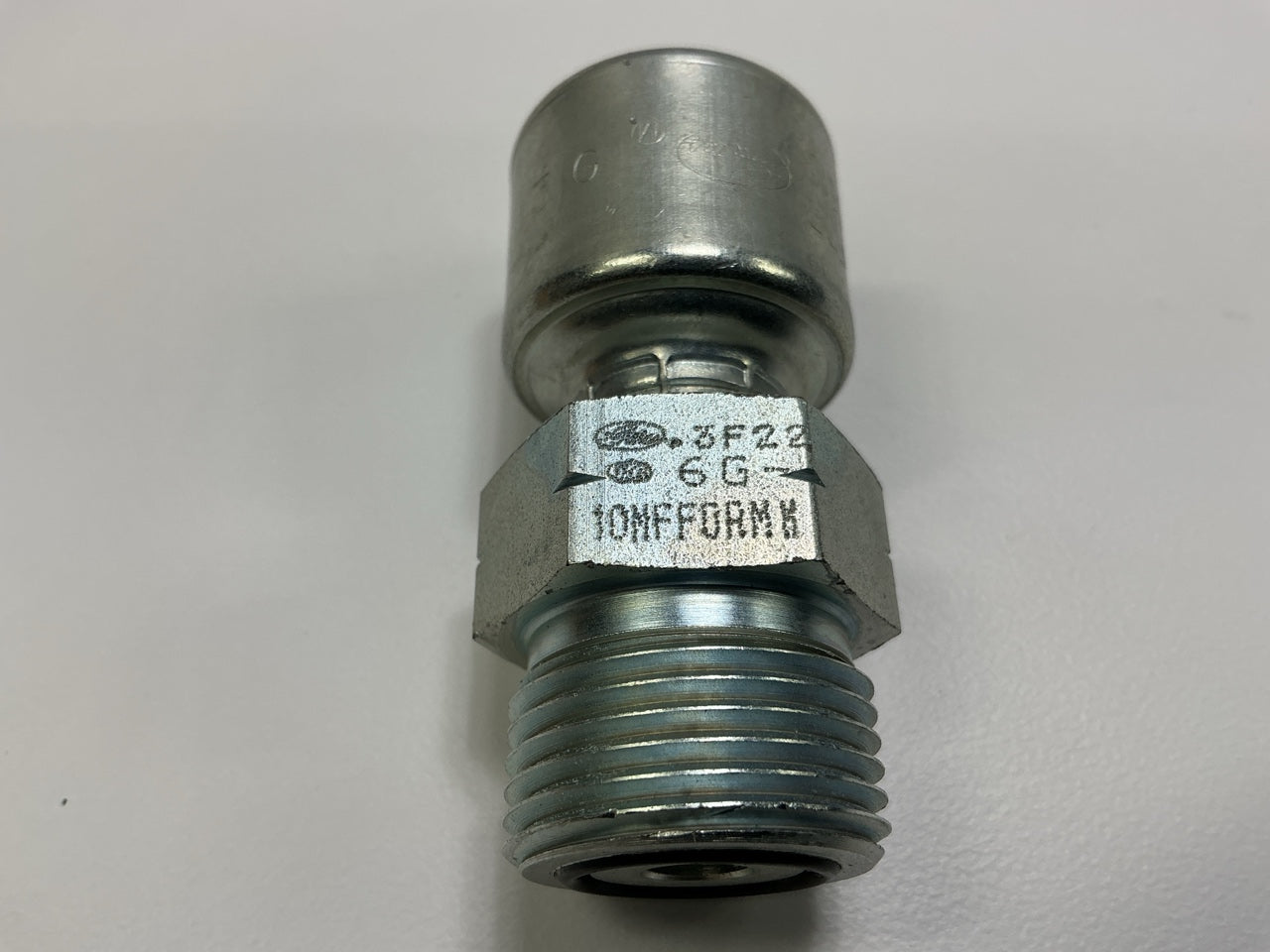 Gates G25225-0610 Male Flat-Face O-Ring Hydraulic Fitting, 3/8'' - 6G-10MFFOR