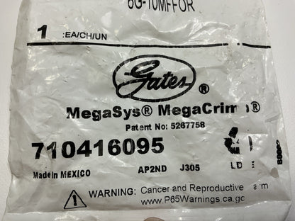 Gates G25225-0610 Male Flat-Face O-Ring Hydraulic Fitting, 3/8'' - 6G-10MFFOR
