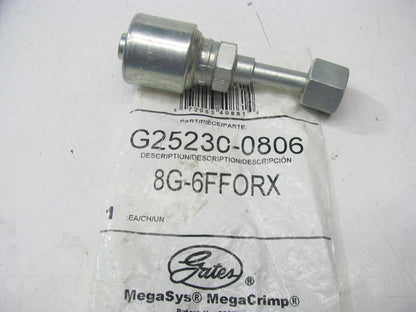 Gates G25230-0806 Hydraulic Fitting Straight Female Swivel 1/2'' Hose 11/16''-16