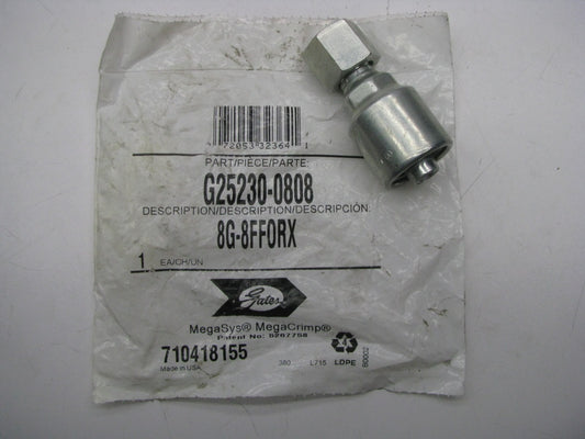 Gates G25230-0808 Straight 8 Hose Fitting Female Flat Face Swivel G25 Coupler