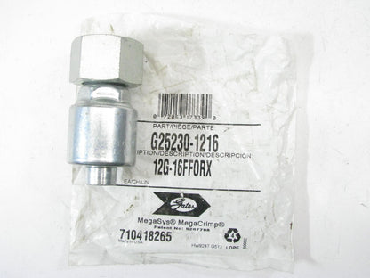 Gates G25230-1216 Hydraulic Fitting Straight Female Swivel 3/4'' Hose 1-7/16''-12