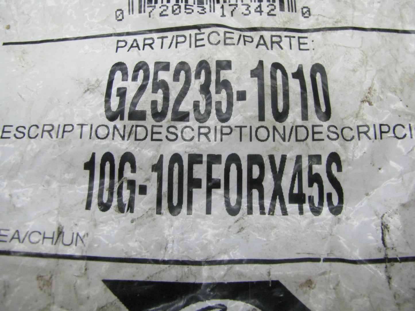 Gates G25235-1010 45 Degree Bent Tube Female Flat Face Swivel Megacrimp G25