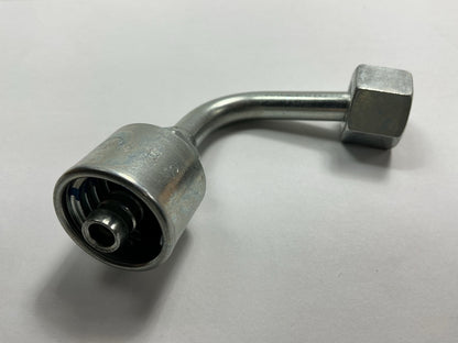 G25241-0606 Female Flat-Face O-Ring Swivel - 90° Angle, 3/8'' Id, 11/16-16 Thread