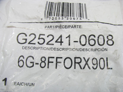 Gates G25241-0608 Hydraulic Fitting 90 Bent Tube Female Flat Swivel 3/8'' Hose