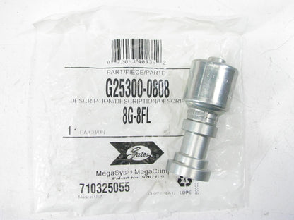 Gates G25300-0808 Hydraulic Fitting Straight Code 61 Megacrimp G25 1/2'' Hose