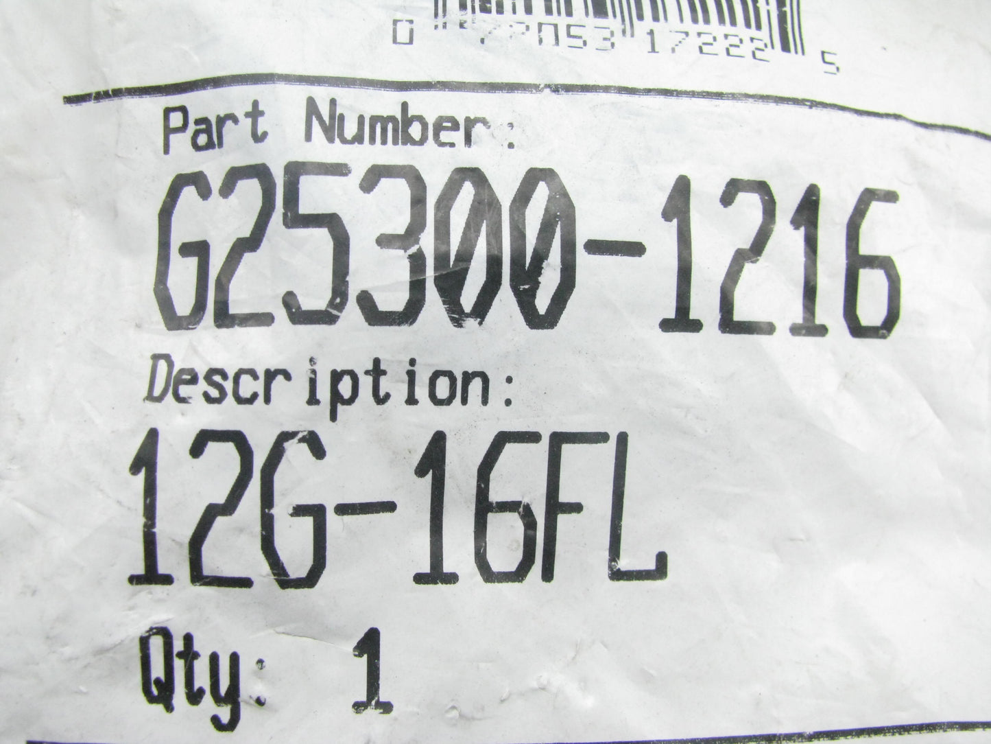 Gates G25300-1216 MegaCrimp Code 61 O-Ring Flange Hydraulic Fitting 3/4'' Hose