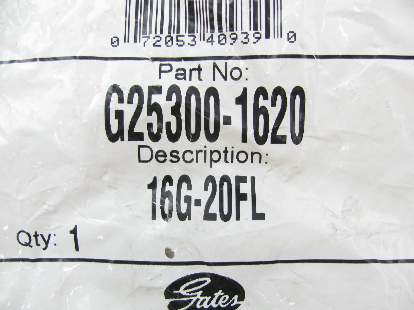 Gates G25300-1620 Hydraulic Fitting Straight Code 61 Megacrimp G25 1'' Hose