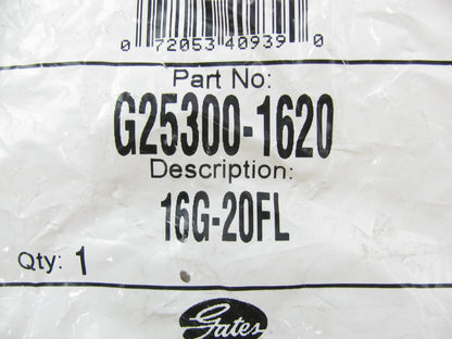 Gates G25300-1620 Hydraulic Fitting Straight Code 61 Megacrimp G25 1'' Hose