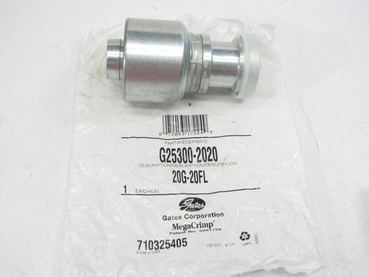 Gates G25300-2020 Hydraulic Fitting Straight Code 61 Megacrimp G25 1-1/4'' Hose