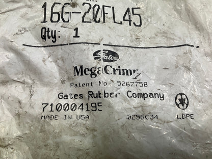 Gates G25307-1620 45° Code 61 O-Ring Flange 1'' Hydraulic Fitting, 16G-20FL45S