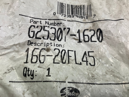 Gates G25307-1620 45° Code 61 O-Ring Flange 1'' Hydraulic Fitting, 16G-20FL45S