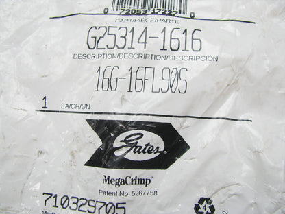 Gates G25314-1616 Elbow MegaCrimp Code 61 O-Ring Flange Fitting 1'' Hose 1-3/4''