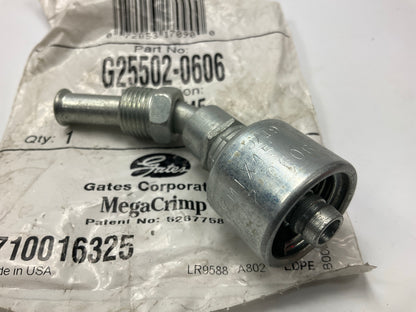 Gates G25502-0606 45° Tube SAE Male Inverted Swivel Hydraulic Fitting, 3/8''