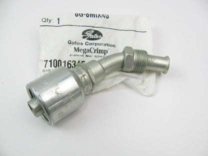 Gates G25502-0808 Hydraulic Fitting 45 Bent SAE Male Inverted Flare 1/2'' Hose