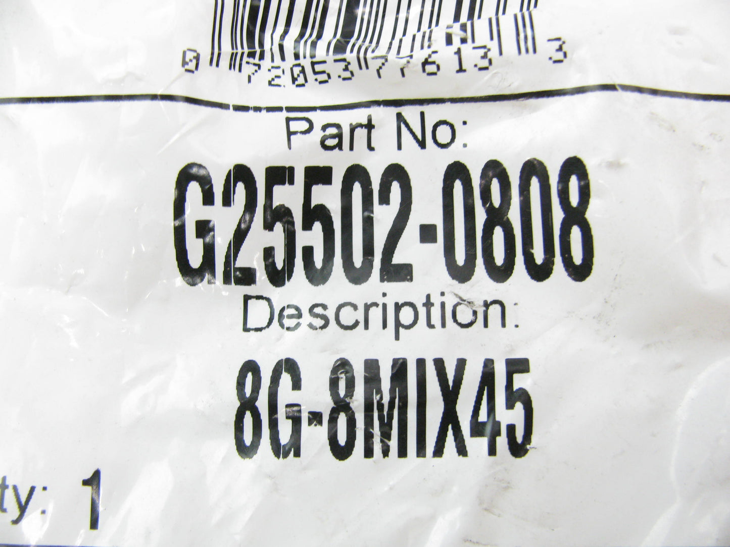 Gates G25502-0808 Hydraulic Fitting 45 Bent SAE Male Inverted Flare 1/2'' Hose