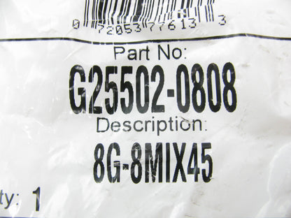 Gates G25502-0808 Hydraulic Fitting 45 Bent SAE Male Inverted Flare 1/2'' Hose