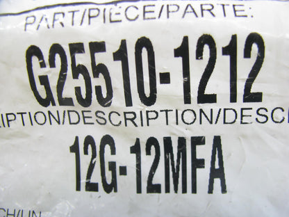 Gates G25510-1212 Hydraulic Fitting SAE Male Flareless Megacrimp G25 3/4'' Hose