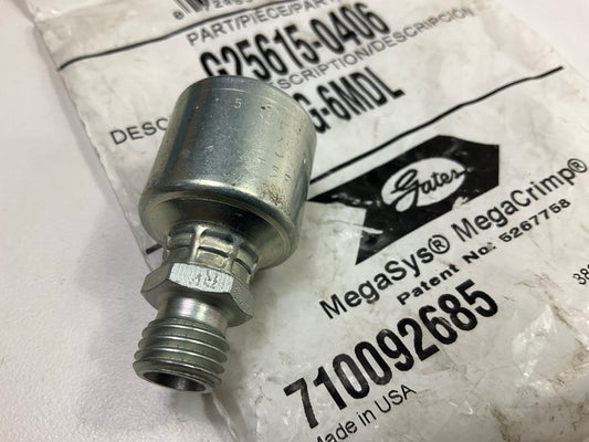 Gates G25615-0406 Male DIN 24° Cone Hydraulic Fitting, 1/4'' - 4G-6MDL