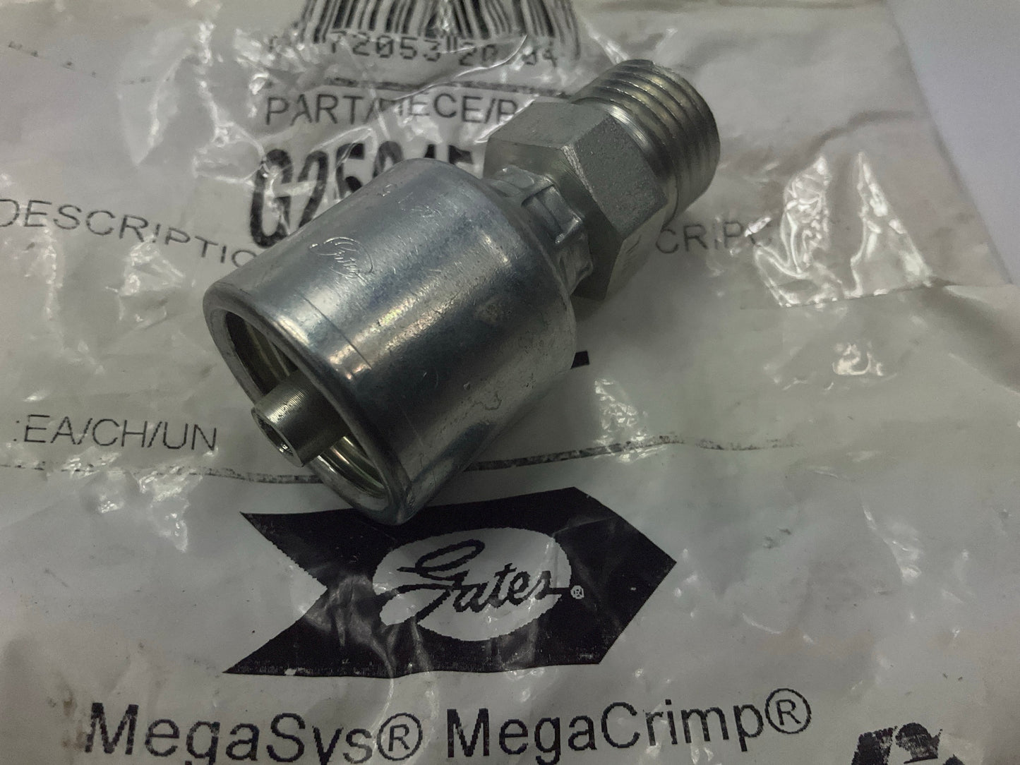 Gates G25615-0410 Male DIN 24° Cone Hydraulic Fitting, 1/4'' - 4G-10MDL