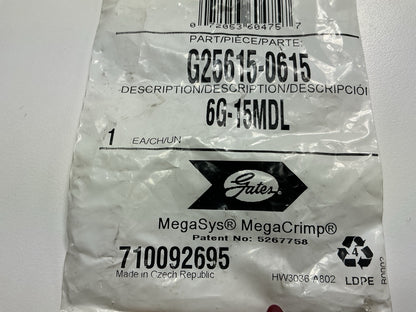 Gates G25615-0615 Male DIN 24° Cone Hydraulic Fitting, 3/8'' - 6G-15MDL