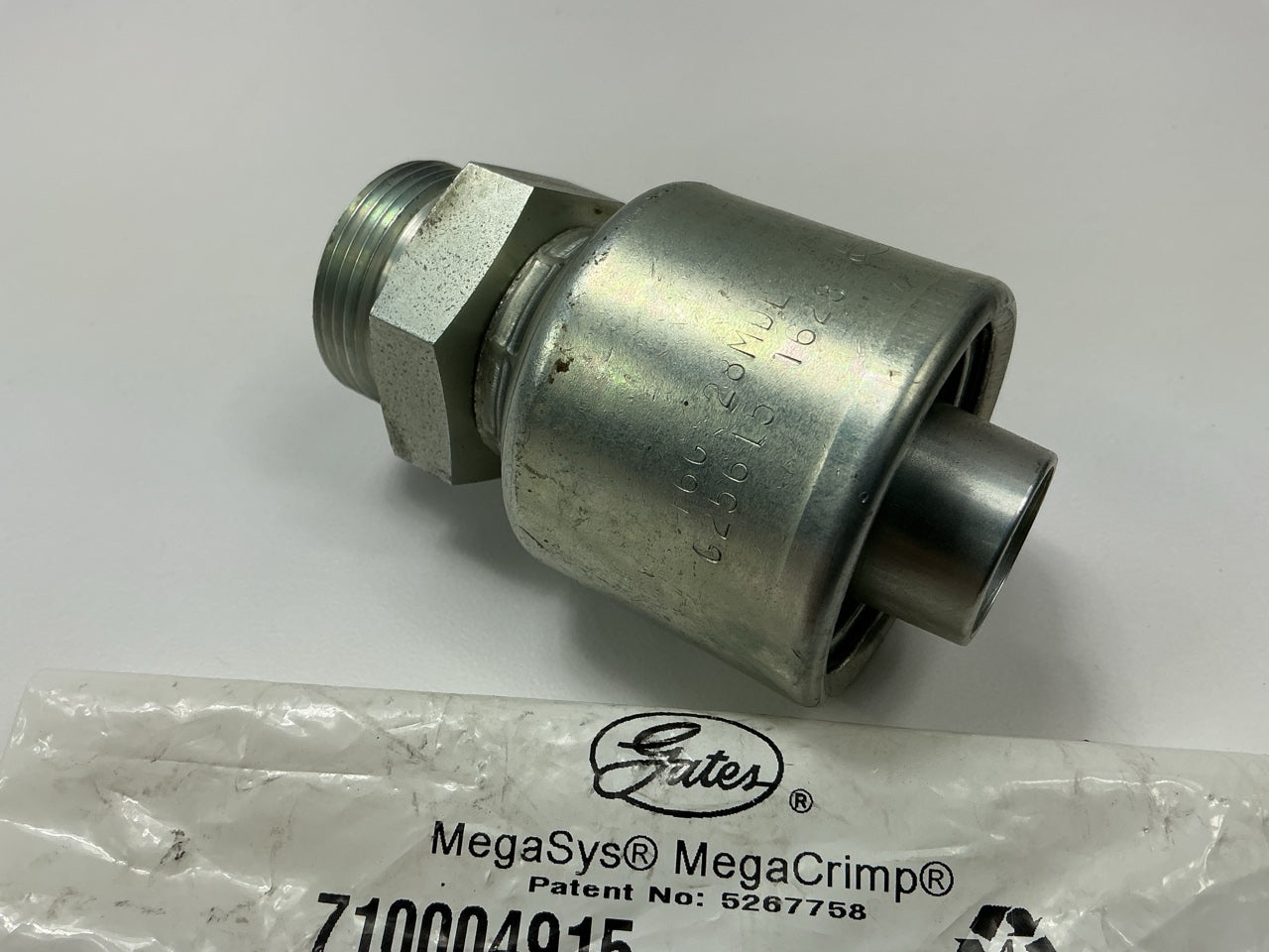 Gates G25615-1628 Male DIN 24° Cone Hydraulic Fitting, 1'' - 16G-28MDL