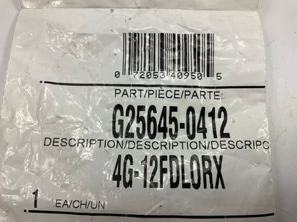 Gates G25645-0412 Female DIN 24° Cone Swivel 1/4'' Hydraulic Fitting, 4G-12FDLORX
