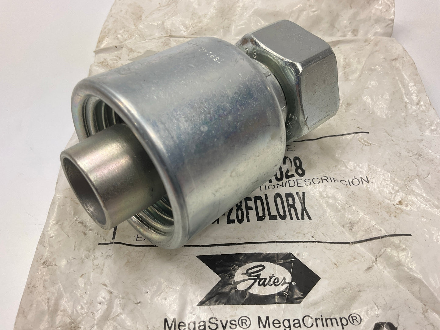 Gates G25645-1628 Female DIN 24° Cone Swivel Hydraulic Fitting, 1''