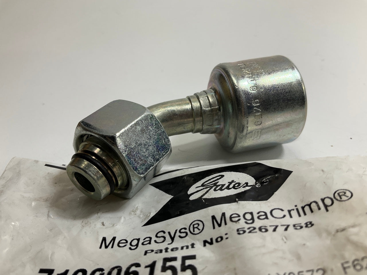 Gates G25650-0612 45° Tube Female DIN 24° Cone Swivel Hydraulic Fitting, 3/8''