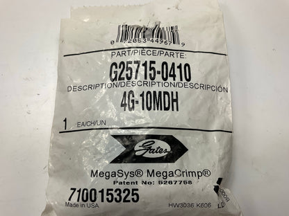 Gates G25715-0410 Male DIN 24° Cone Hydraulic Fitting, 1/4'' Hose - 4G-10MDH