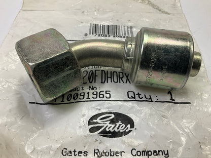 Gates G25725-1020 45° Tube Female DIN 24° Cone Swivel Hydraulic Fitting, 5/8''