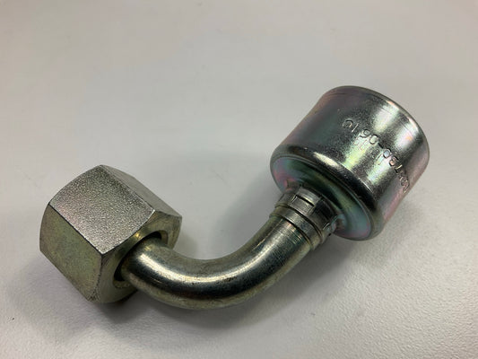 Gates G25730-0610 90° Tube Female DIN 24° Cone Swivel Hydraulic Fitting, 3/8''