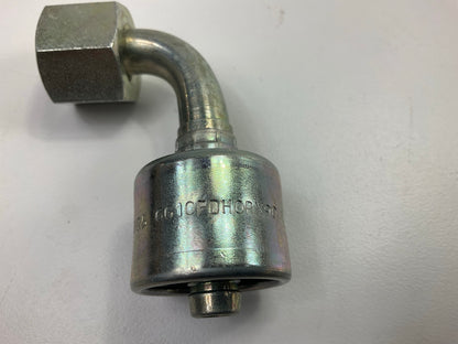 Gates G25730-0610 90° Tube Female DIN 24° Cone Swivel Hydraulic Fitting, 3/8''