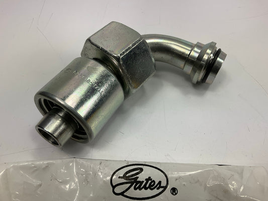 G25730-1225 Hose Fitting Female DIN 24° Cone Swivel W/ O-Ring, 90° Angle 3/4'' ID