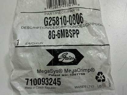 Gates G25810-0806 Male British Standard Pipe Parallel Hydraulic Fitting, 1/2''