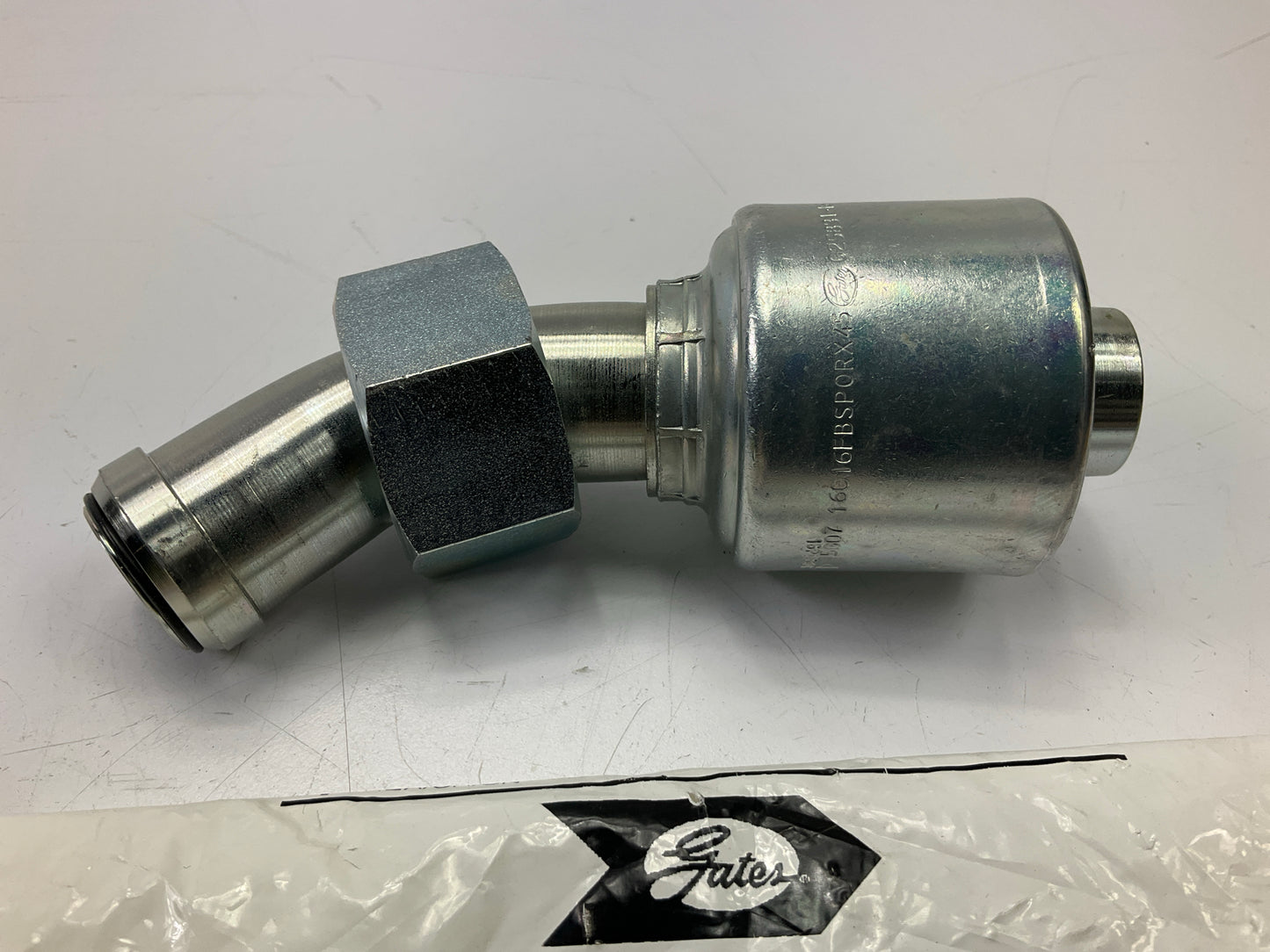Gates G25831-1616 45° Female British Pipe O-Ring Swivel Hydraulic Fitting, 1''