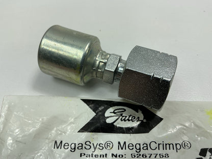 Gates G25910-0406 Female Komatsu Japanese Metric Swivel Hydraulic Fitting, 1/4''