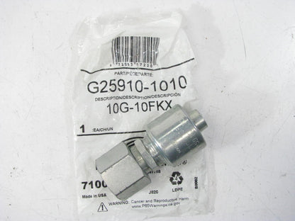 Gates G25910-1010 Hydraulic Fitting Female Komatsu Swivel Straight 5/8'' Hose