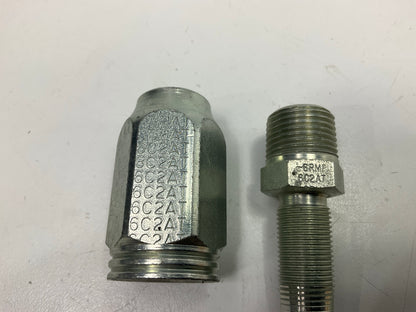 Gates G28100-0606 Male Pipe (NPTF - 30° Cone Seat) Hydraulic Fitting, 3/8''