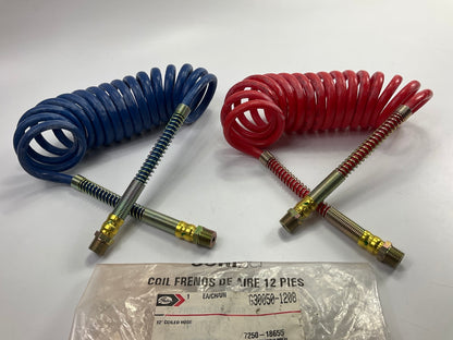 Gates G30050-1208 - 1/2'' X 12'' Coiled Air Brake Tubing Air Brake Hose Set