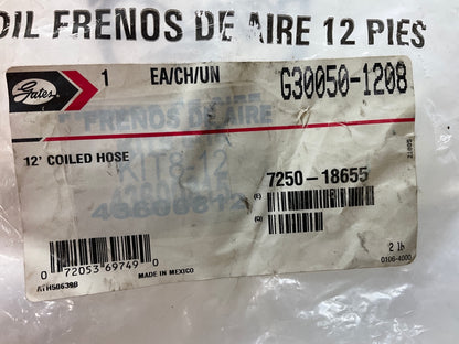 Gates G30050-1208 - 1/2'' X 12'' Coiled Air Brake Tubing Air Brake Hose Set