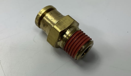 Gates G31100-0604  Air Brake To Male Pipe Fitting, 3/8'' X 1/4''-18
