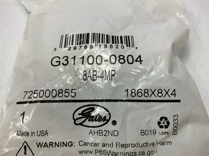 Gates G31100-0804 Air Brake 1/2'' To 1/4''-18 Male Pipe Fitting, 8AB-4MP