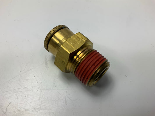 Gates G31100-0806 Air Brake 1/2'' To 3/8''-18 Male Pipe Fitting, 8AB-6MP
