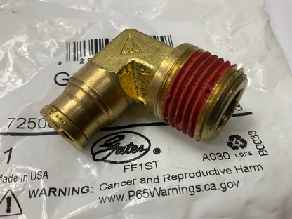Gates G31104-0608 90° Air Brake To Male Pipe, 3/8'' X 1/2''-14 - 6AB-8MP90