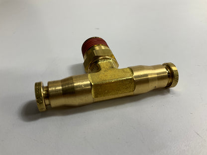 Gates G31142-0404 Air Brake On Run To Male Pipe Swivel Tee, 4AB-4AB-4MPX