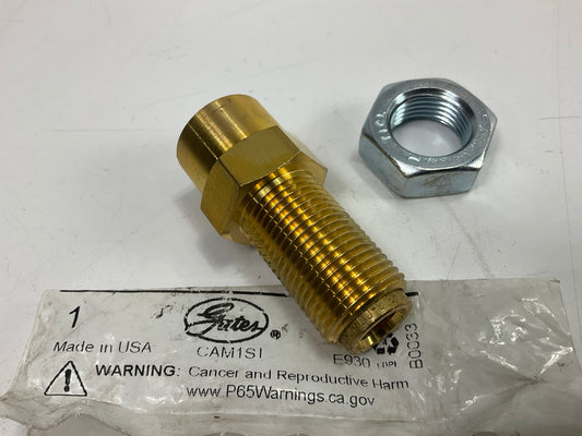 Gates G31360-0606 Air Brake To Female Pipe Bulkhead, 3/8''