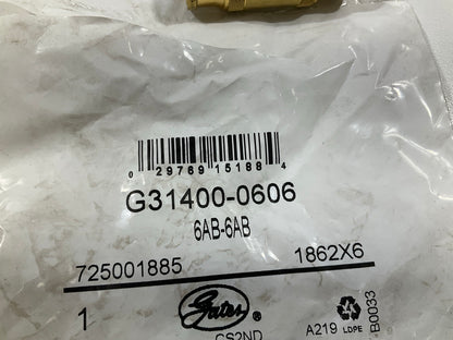 Gates G31400-0606 SureLok 3/8'' X 1.74'' Air Brake Union Coupling Fitting