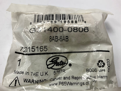 Gates G31400-0806 Air Brake Union, 1/2'' X 3/8'' - 8AB-6AB