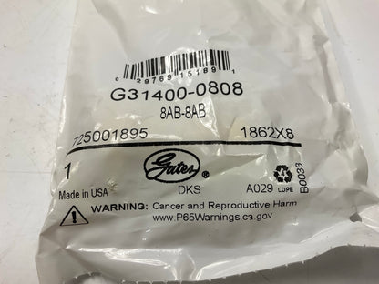 Gates G31400-0808 Air Brake Union Fitting, 1/2'' X 1/2'', 8AB-8AB