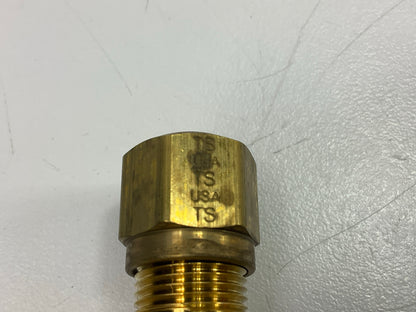 Gates G32100-0608 Air Brake To Male Pipe, 3/8'' OD, 1/2''-14 Adapter - 6ABC-8MP